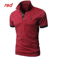 Load image into Gallery viewer, 2019 di Es2019 Summer Men's Polo Multi-Color Deer Polo Shirt Men's Short Sleeve Slim Fit Tops