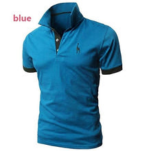 Load image into Gallery viewer, 2019 di Es2019 Summer Men's Polo Multi-Color Deer Polo Shirt Men's Short Sleeve Slim Fit Tops