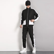 Load image into Gallery viewer, 2019 Men's sportswear suit sweatshirt tracksuit muscle Fitness casual active Zipper outwear training clothes men sets