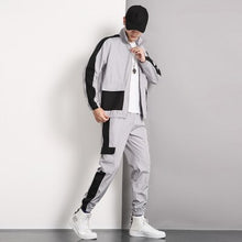 Load image into Gallery viewer, 2019 Men's sportswear suit sweatshirt tracksuit muscle Fitness casual active Zipper outwear training clothes men sets